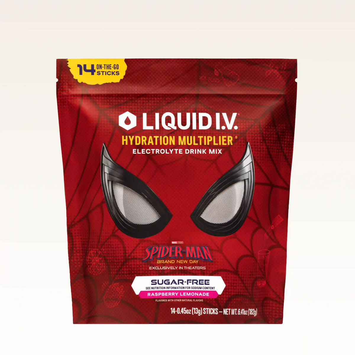 Limited Edition Spider-Man Raspberry Lemonade Hydration Multiplier? Sugar-Free